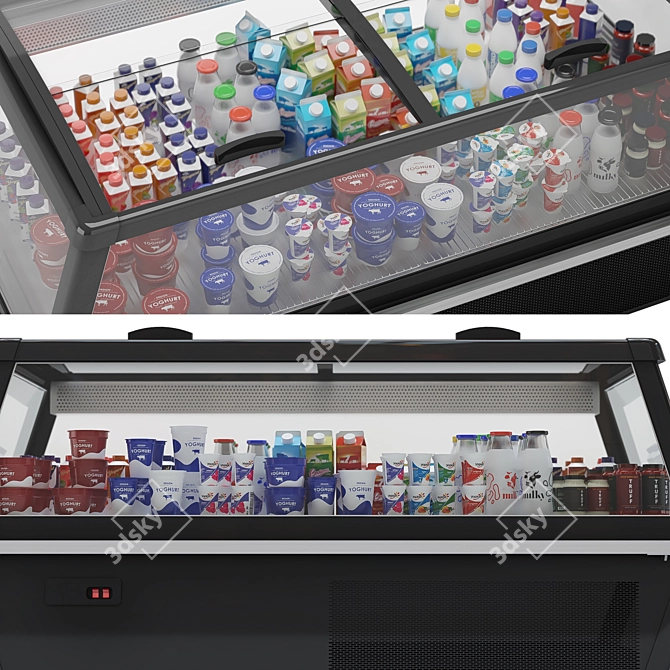 HitLine Refrigerated Display Case 3D model image 2