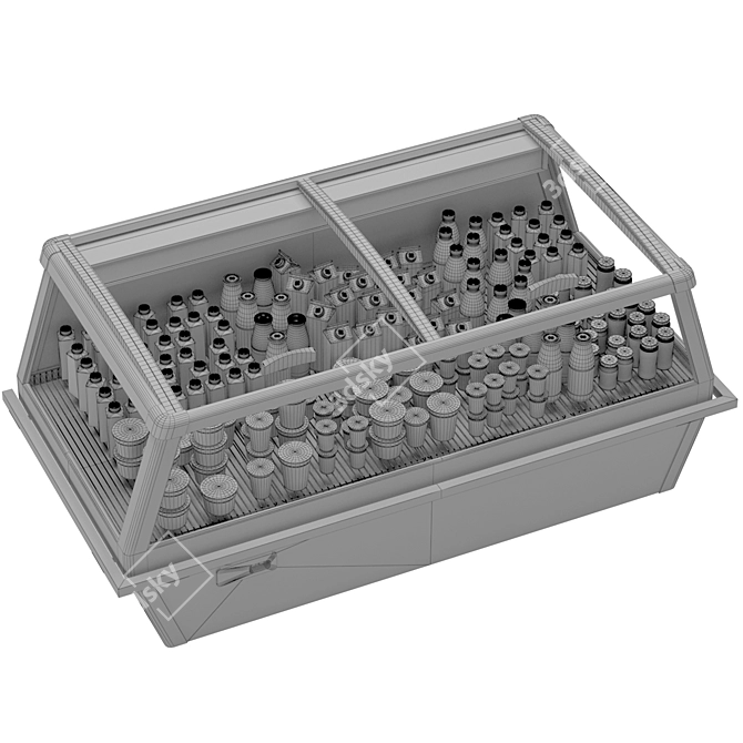 HitLine Refrigerated Display Case 3D model image 3