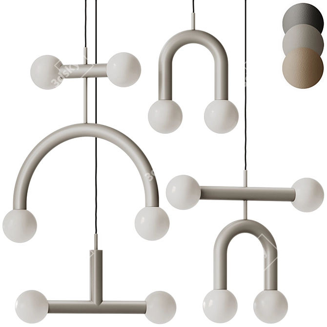 Rigoberta Pendant Lamps by Robin 3D model image 1