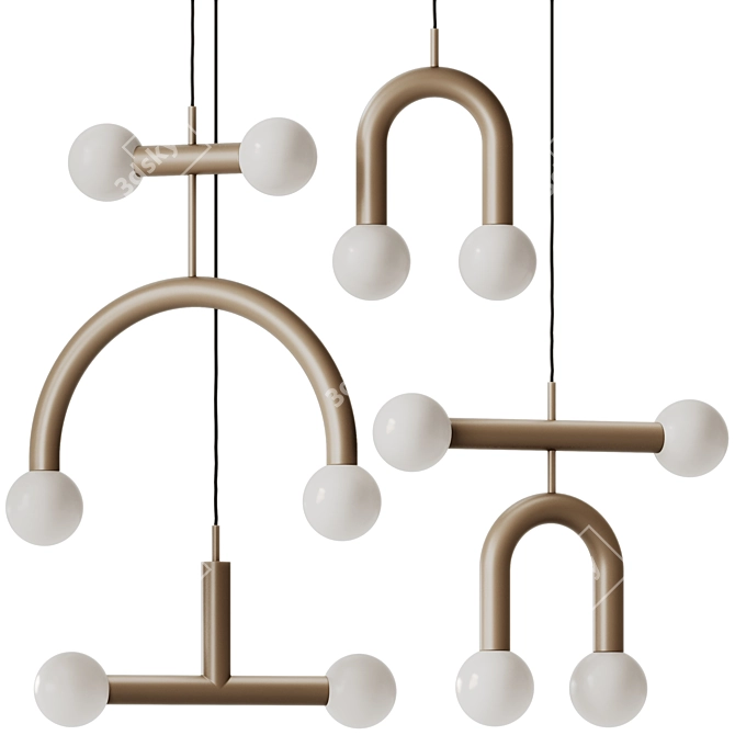 Rigoberta Pendant Lamps by Robin 3D model image 2