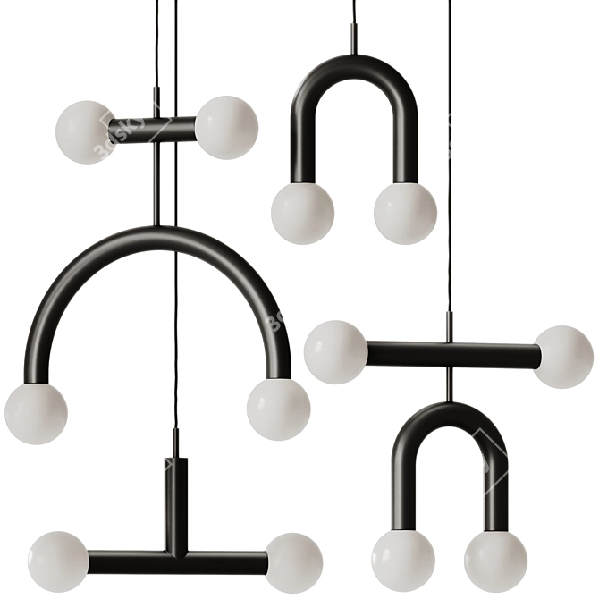 Rigoberta Pendant Lamps by Robin 3D model image 3