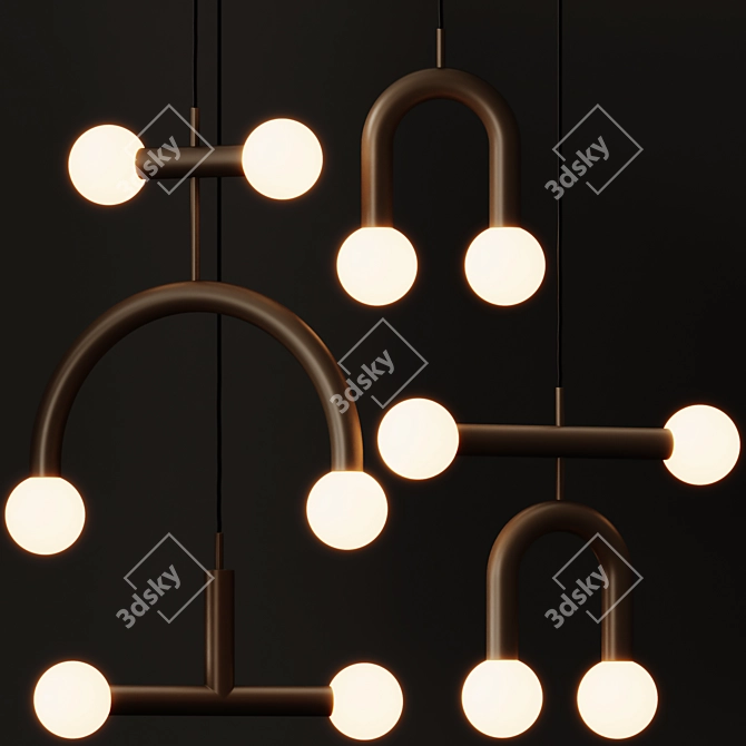Rigoberta Pendant Lamps by Robin 3D model image 4
