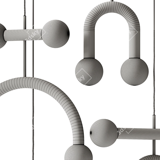 Rigoberta Pendant Lamps by Robin 3D model image 7