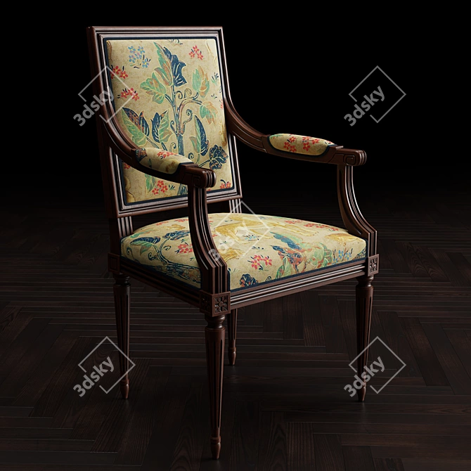  Forest Velvet Fabric PBR Texture 3D model image 5
