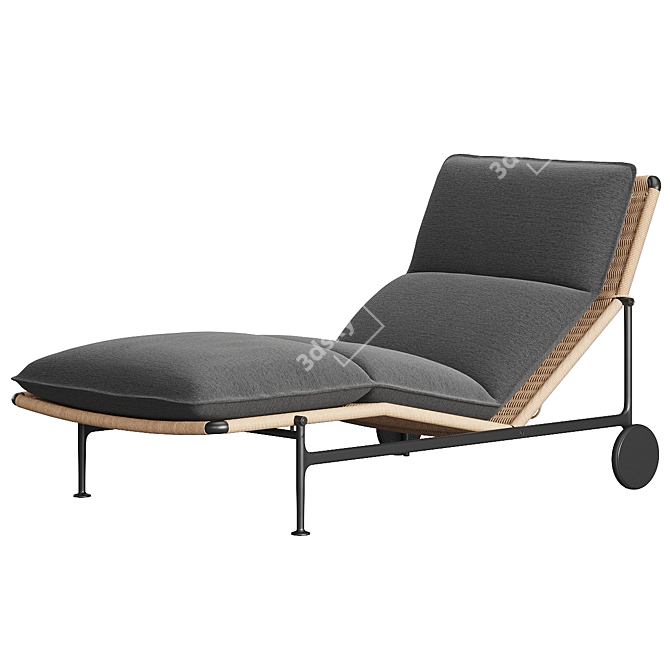 Modern Zenith Lounger Collection 3D model image 2