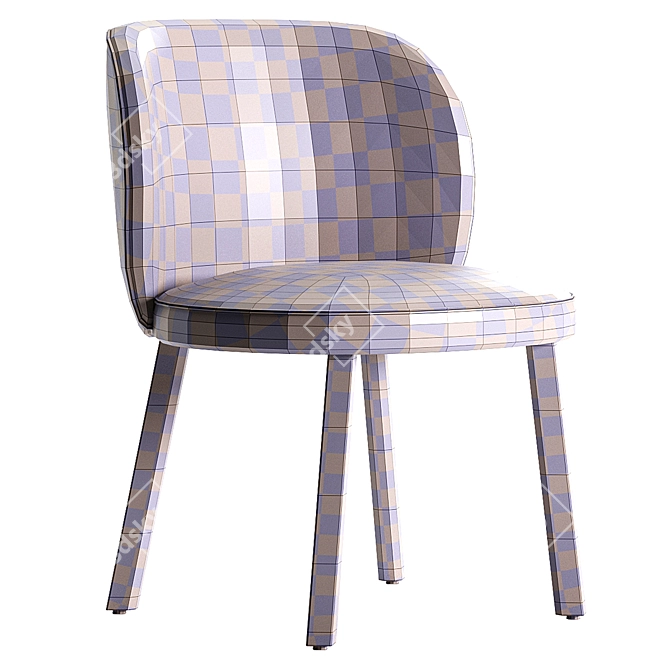 Modern Stanford Chair by Jardan 3D model image 7