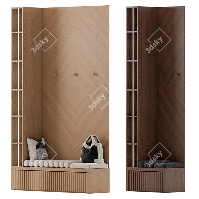 Multi-Option Hallway 20 Suites 3D model image 1