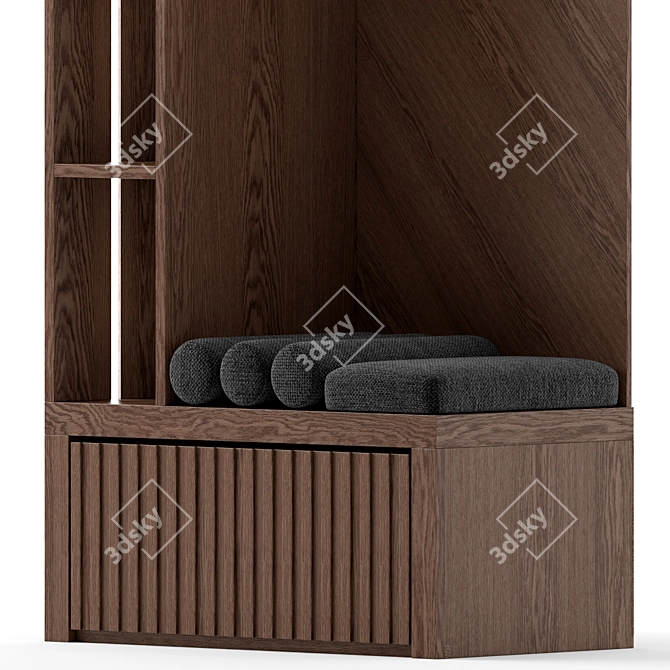 Multi-Option Hallway 20 Suites 3D model image 3