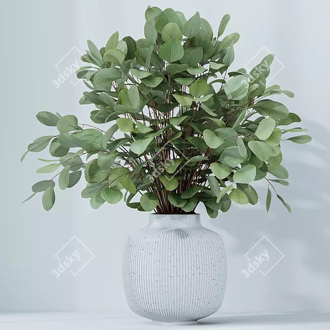 Indoor Plants Set 3D Models 3D model image 5