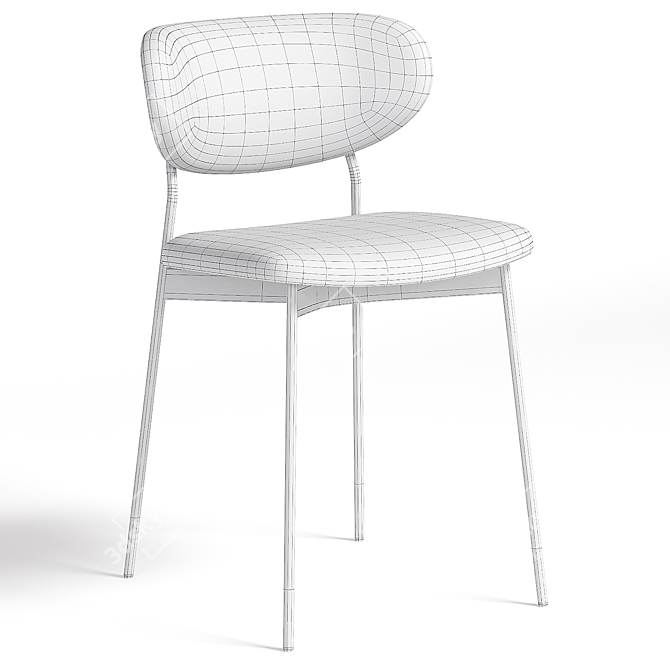 Modern Beige Chair - 2013 3D model image 5