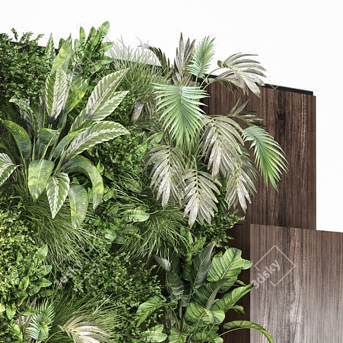  Indoor Wall Vertical Garden Set 3D model image 3