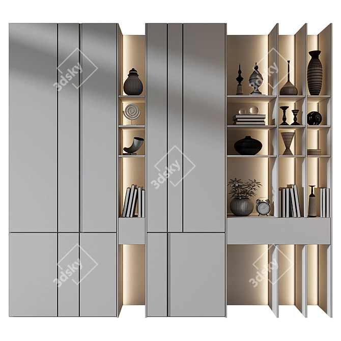 Wardrobe Decor 2015 3Ds Max 3D model image 3