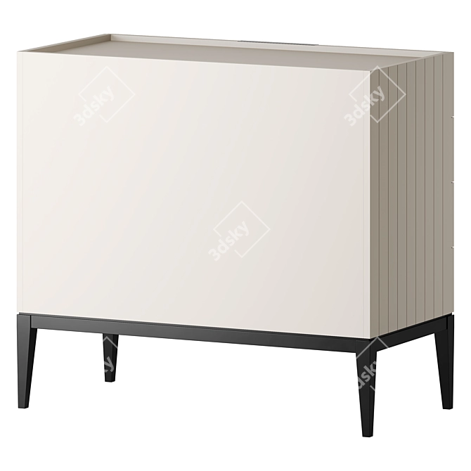 Dantone Home Metropolitan Dresser in Clay 3D model image 8