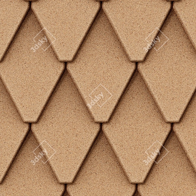 Nordgrona Cork Tile Collection 3D model image 2