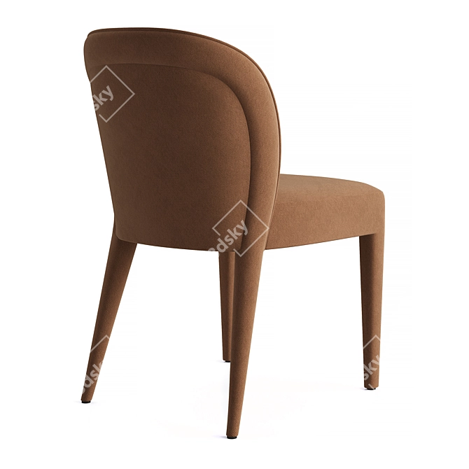 Luxury Dining Table Set with Chairs 3D model image 7
