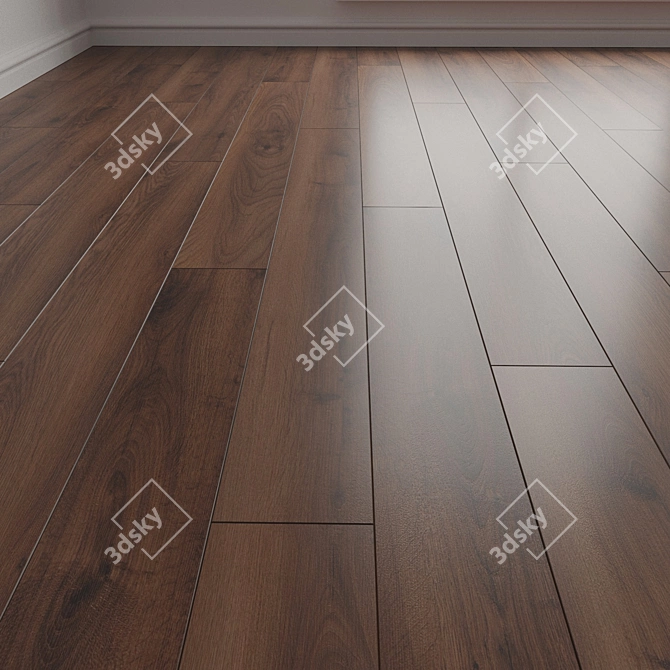 Tobacco Manor Oak Parquet 3D model image 1