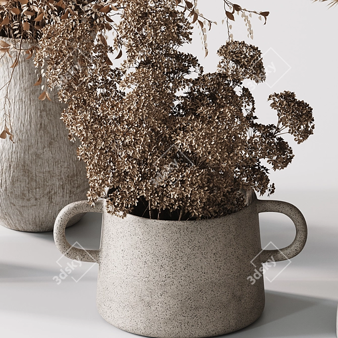 Dried Bouquet H36 3D Model 3D model image 2