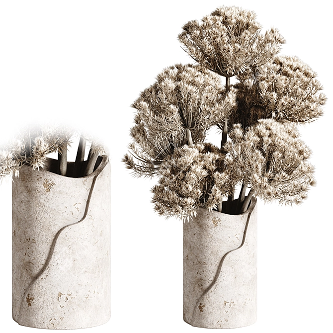 Dried Bouquet H36 3D Model 3D model image 5