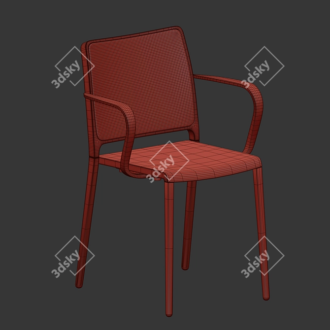 Elegant Mya Collection Chair 3D model image 6