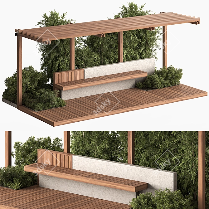 Outdoor Oasis Collection - Set 113 3D model image 1