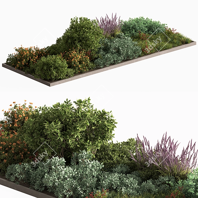 Botanical Bliss Outdoor Blossoms 3D model image 2