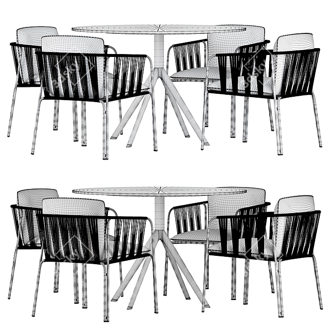 Nari Dining Table 2014 Edition 3D model image 3