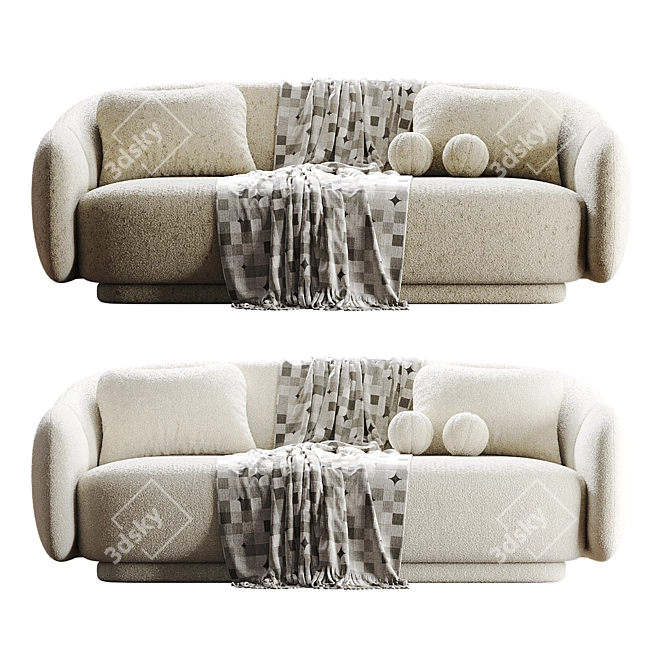 Elegance Canapé Sofa Set 3D model image 5