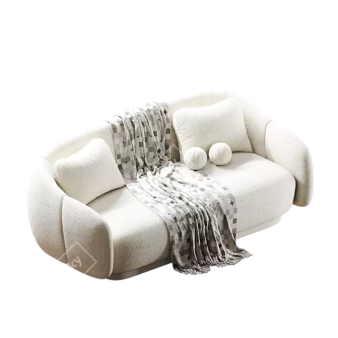 Elegance Canapé Sofa Set 3D model image 6