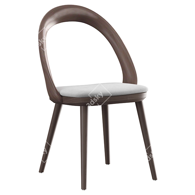 April Dining Chair, Two Colors 3D model image 1