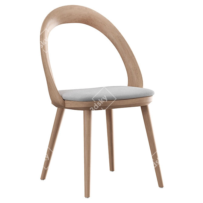 April Dining Chair, Two Colors 3D model image 2