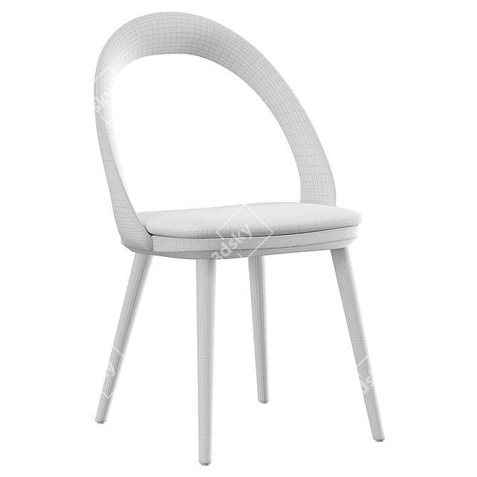 April Dining Chair, Two Colors 3D model image 3