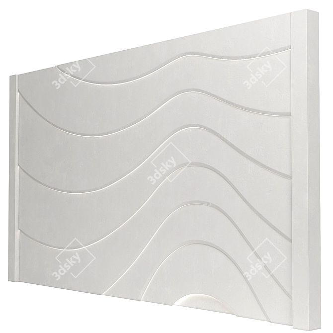 Wave 7 Decorative Panel - 3D ModelRenderer 3D model image 2