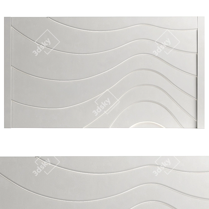 Wave 7 Decorative Panel - 3D ModelRenderer 3D model image 5