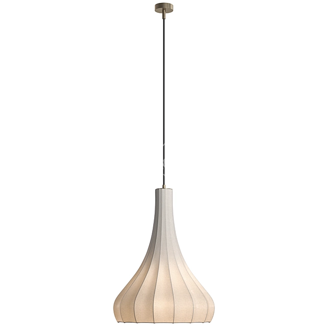 Silk Glow Pendant Light 3D model image 2