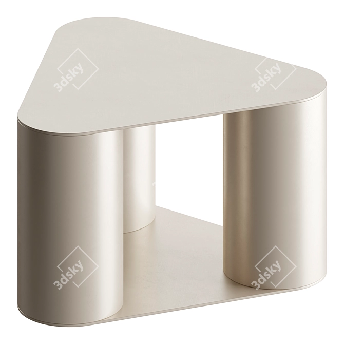 Elegant Saba Italia TRES Table 3D model image 3