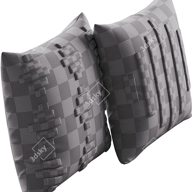 Luxury Kanju Pillow Set 3D model image 7