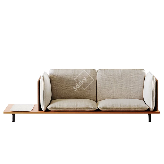 Sahara Sofa by Monologue 3D model image 2