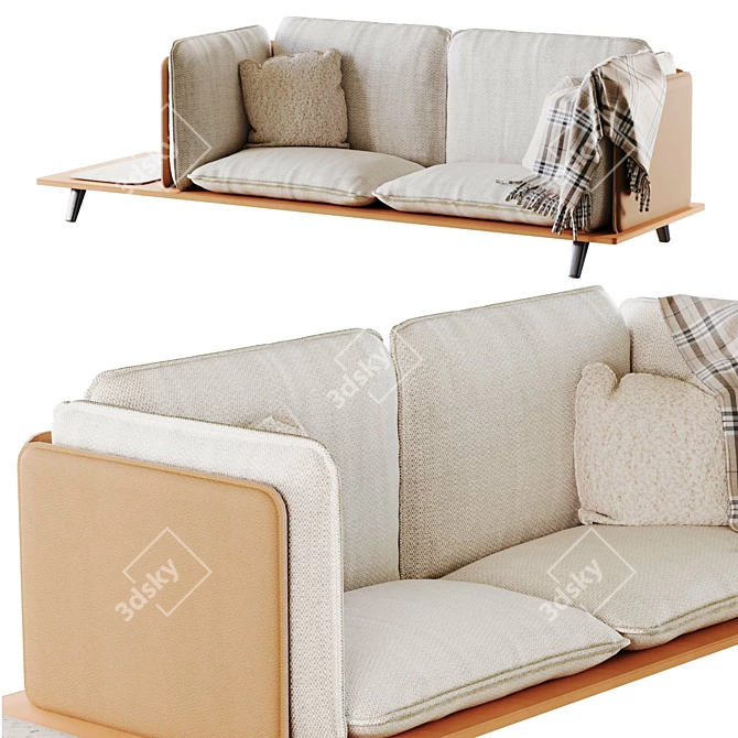 Sahara Sofa by Monologue 3D model image 3