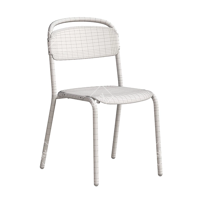 Stackable Designer Chair by Needs 3D model image 6