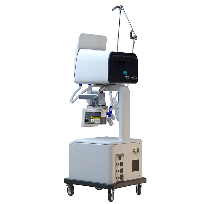 Advanced ICU Machine for Critical Care 3D model image 2