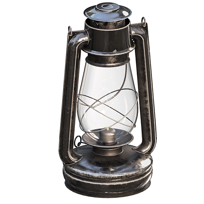 Elegant 3D Lantern Model 3D model image 2