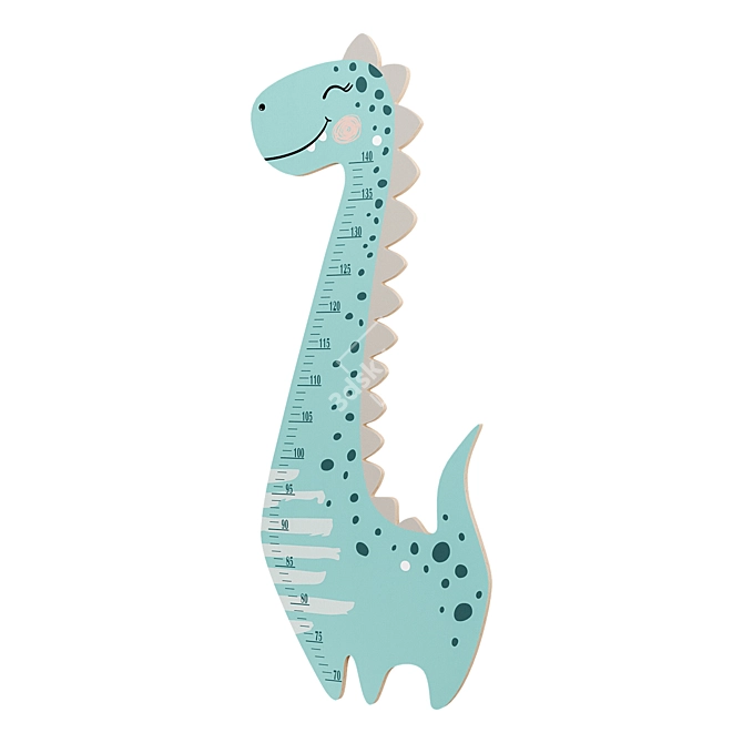 Dinosaur Kids Growth Chart 3D model image 3