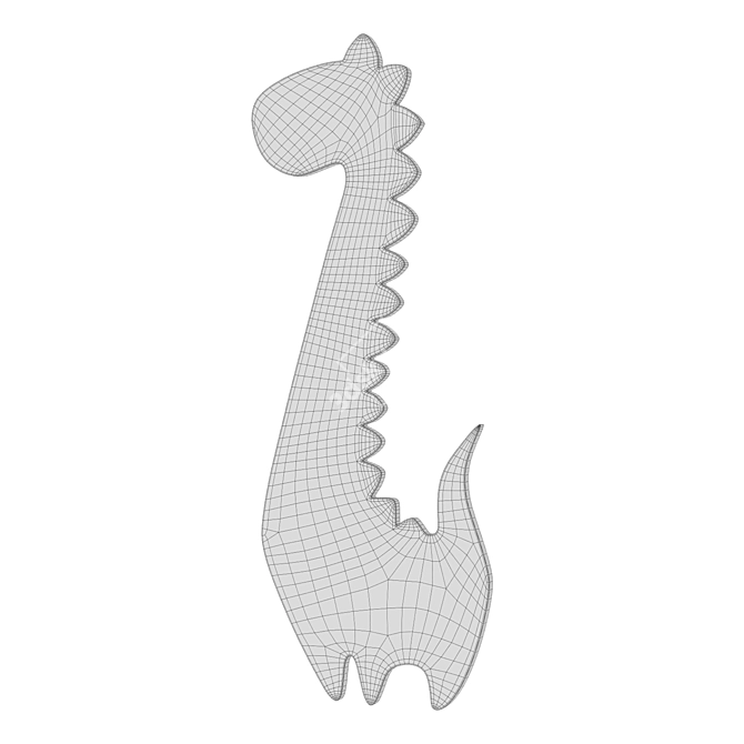 Dinosaur Kids Growth Chart 3D model image 4