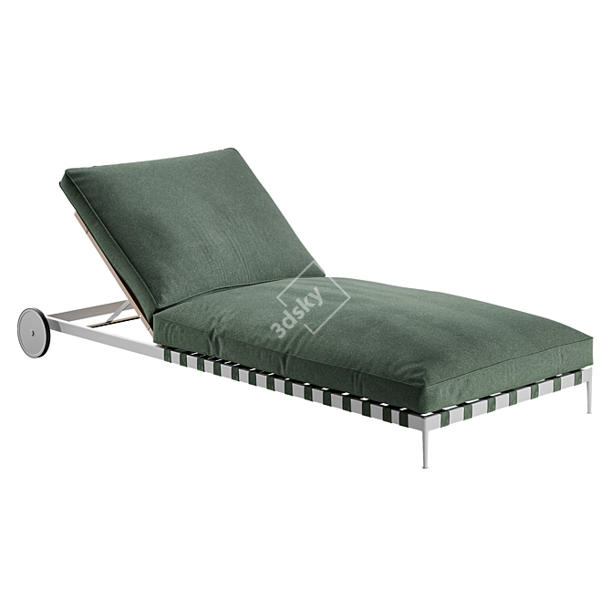 Flexform Atlante Outdoor Lounge Chaise 3D model image 3