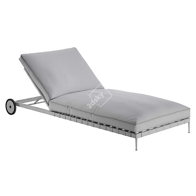 Flexform Atlante Outdoor Lounge Chaise 3D model image 4