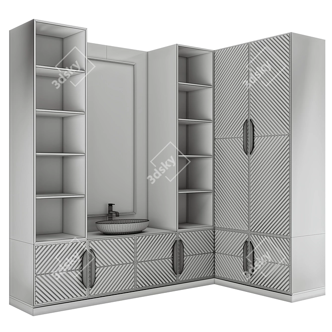 High-Quality Bathroom Furniture 16 3D model image 3