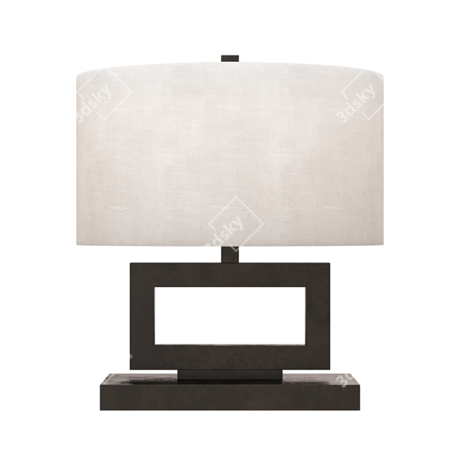 Sleek Modern Table Lamps 3D model image 2