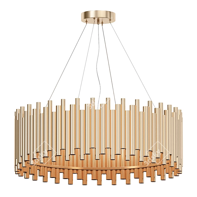 Modern Pendant Light Fixture- Coliseo 3D model image 2