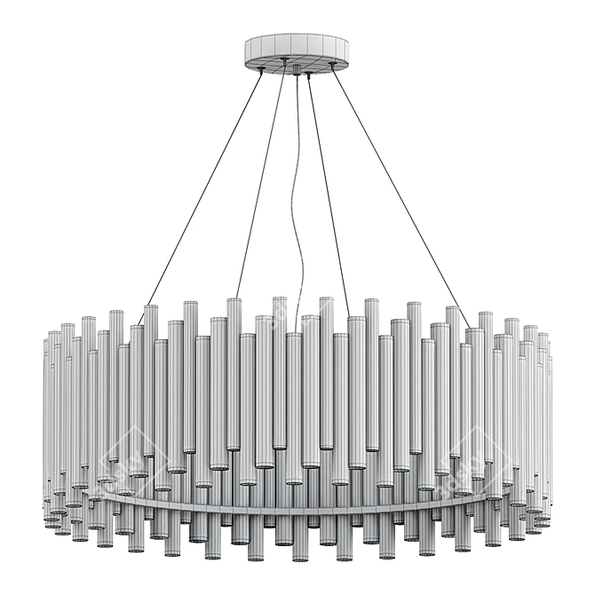 Modern Pendant Light Fixture- Coliseo 3D model image 3