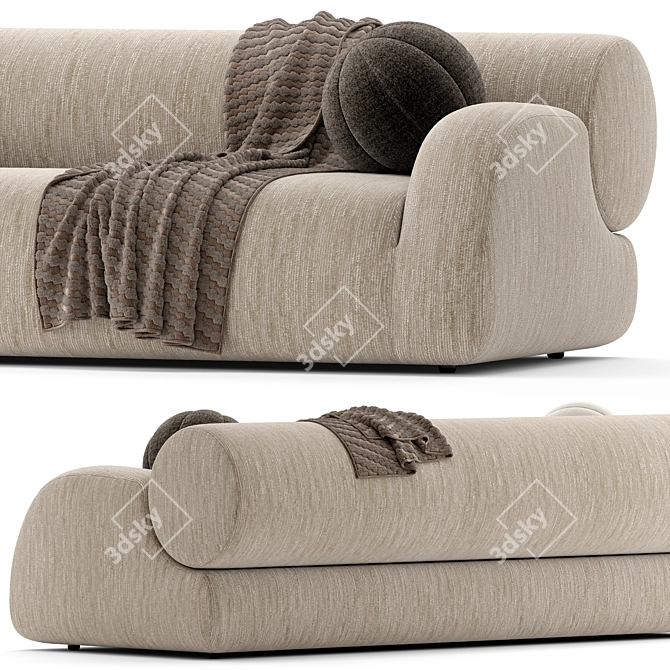  Luxe Jupiter Corner Sofa 3D model image 3